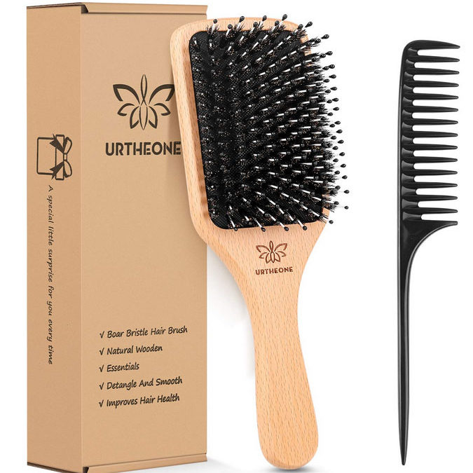 Boar Bristle Hair Brush