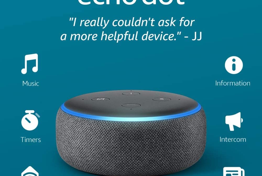 Echo Dot (3rd Gen) - Smart speaker with Alexa - Charcoal